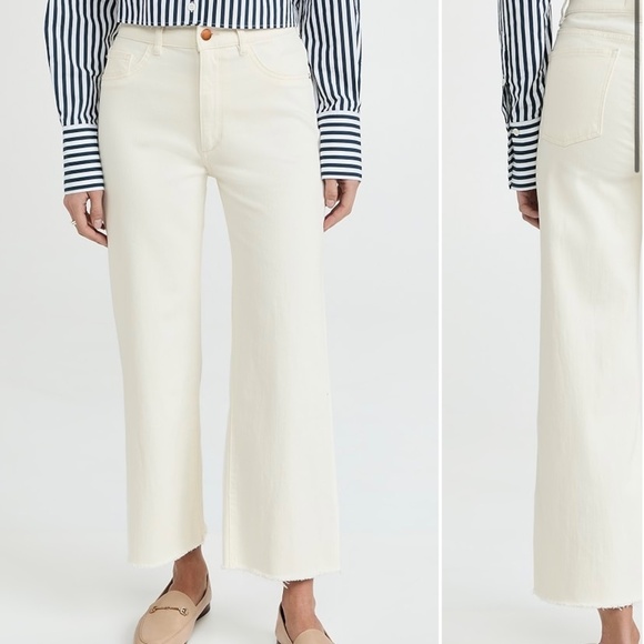 Dl1961 wide leg ankle jeans